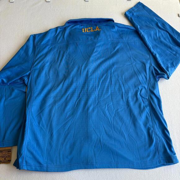 NWT UCLA Bruins Jacket Mens 2XL Blue Gold Full Zip NCAA Rivalry Threads New - Picture 11 of 12